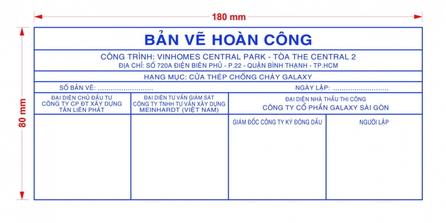 Khắc dấu hoàn công tại Hà Nội