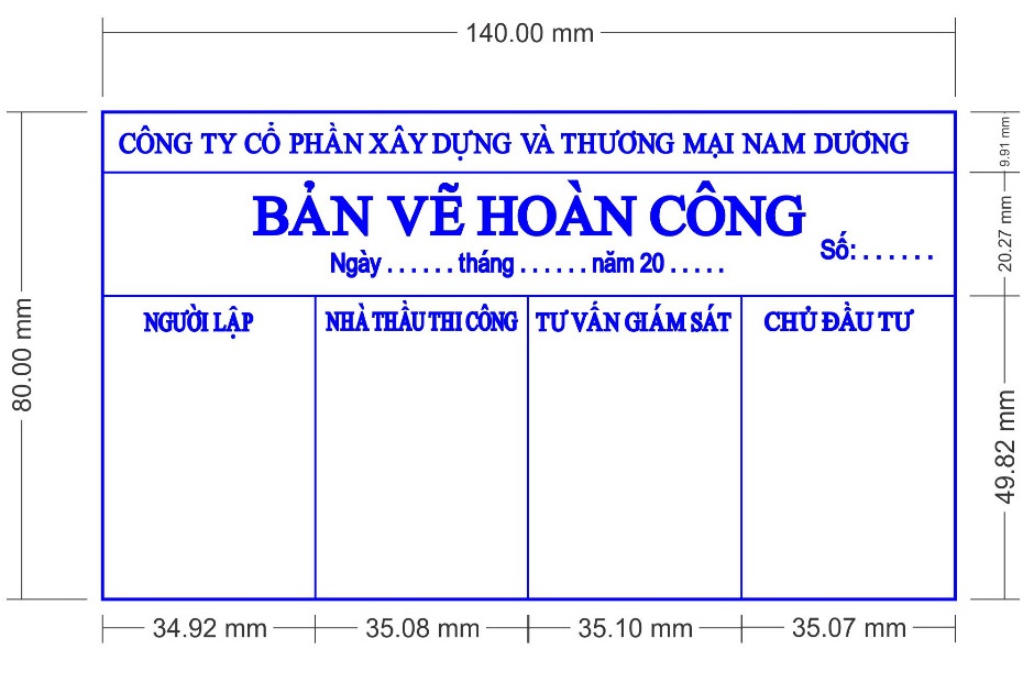 Làm mộc hoàn công tại Quận 6